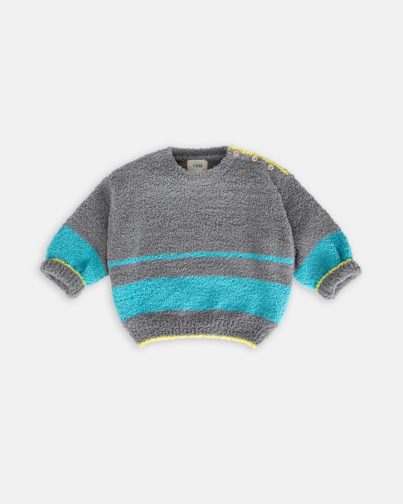 7AM - Boxy Sweater - Fuzzy
