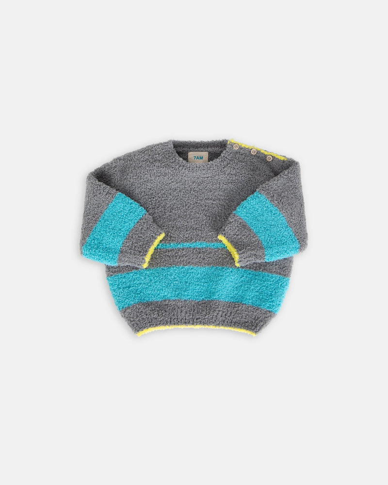 7AM - Boxy Sweater - Fuzzy