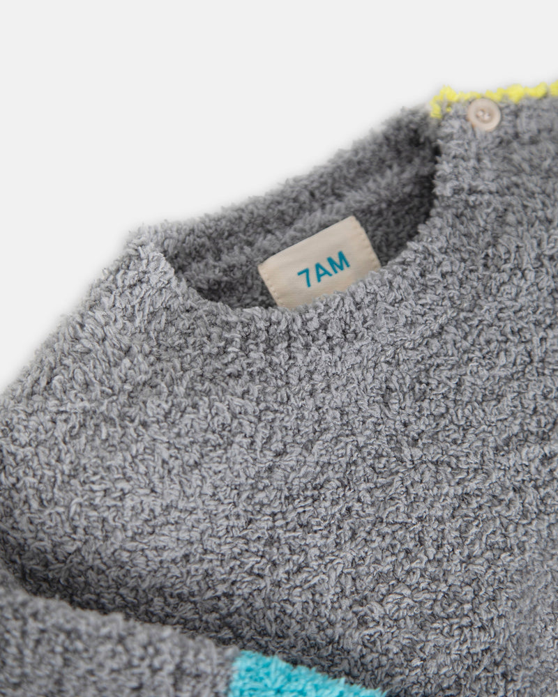 7AM - Boxy Sweater - Fuzzy