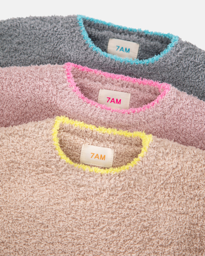 7AM - Boxy Sweater - Fuzzy