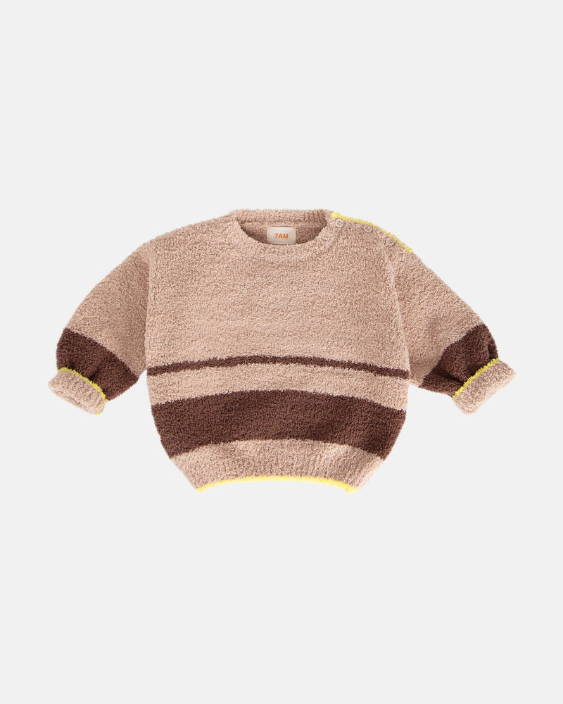7AM - Boxy Sweater - Fuzzy