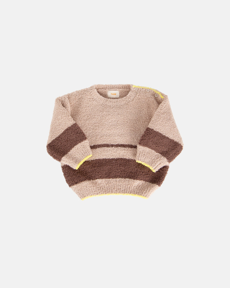 7AM - Boxy Sweater - Fuzzy