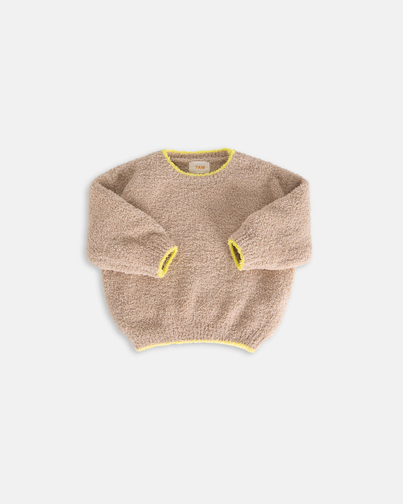 7AM - Boxy Sweater - Fuzzy