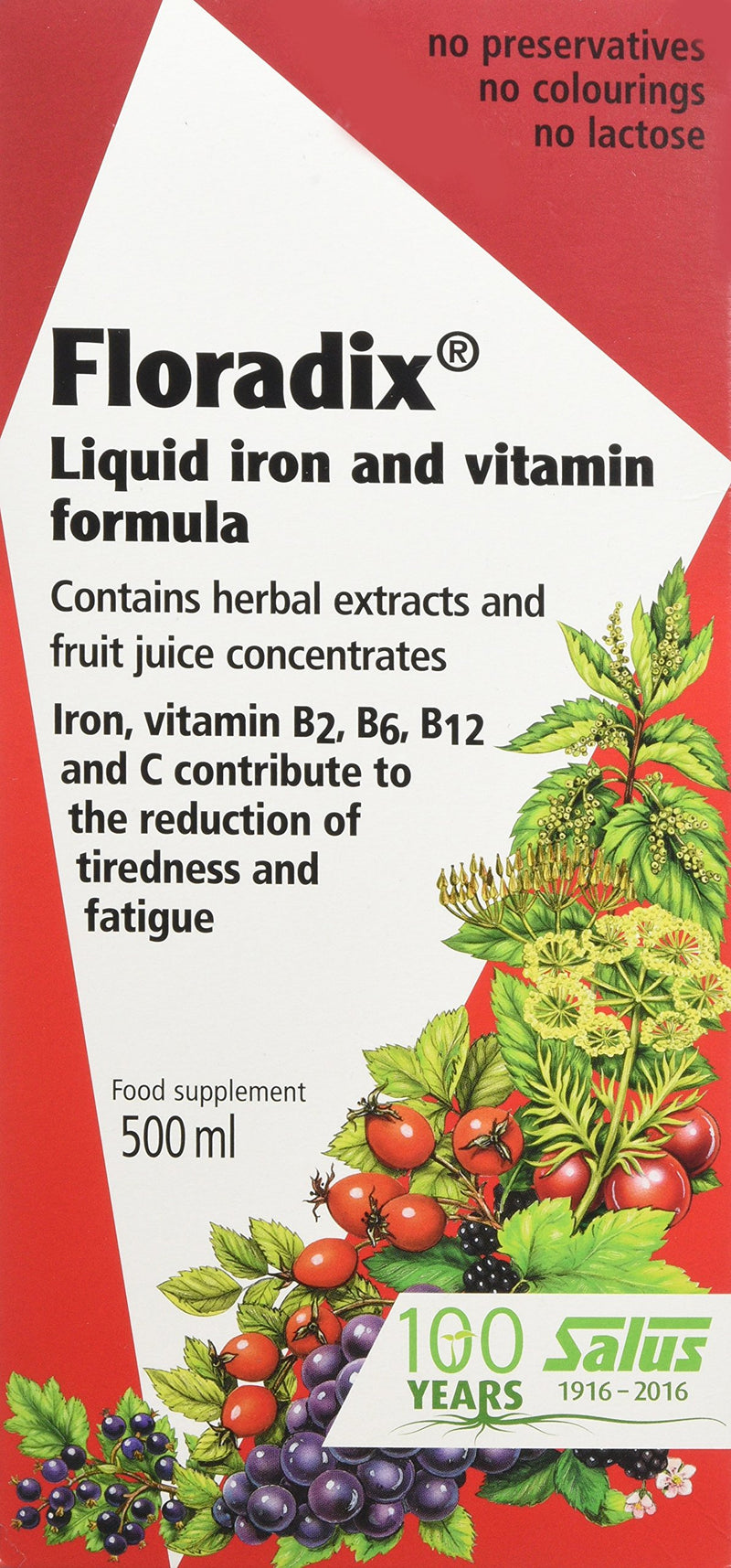 Salus - Floradix Formula 500ml - Limolin 