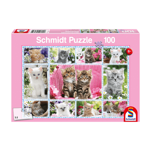 Schmidt Spiele - Puzzle - Kittens (100-Piece Puzzle) - Limolin 
