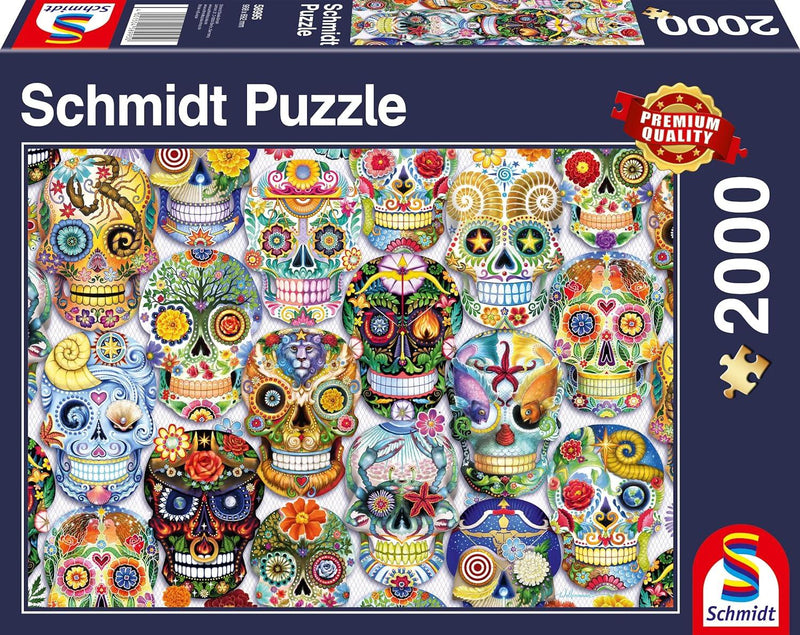 Schmidt Spiele - Puzzle - La Catrina (2000-Piece Puzzle) - Limolin 
