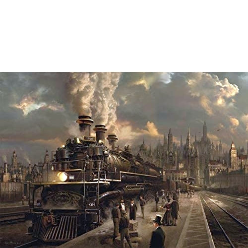 Schmidt Spiele - Puzzle - Locomotive (1000-Piece Puzzle) - Limolin 