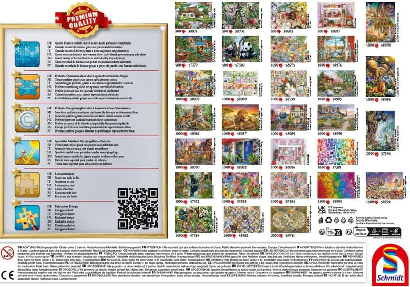 Schmidt Spiele - Puzzle - Pz1500 - Doors - Limolin 