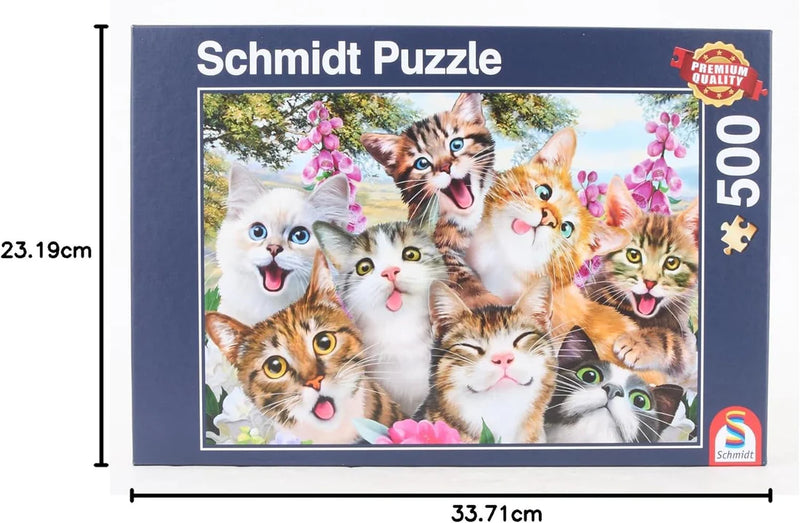 Schmidt Spiele - Puzzle - Pz500 - Cat Selfie - Limolin 