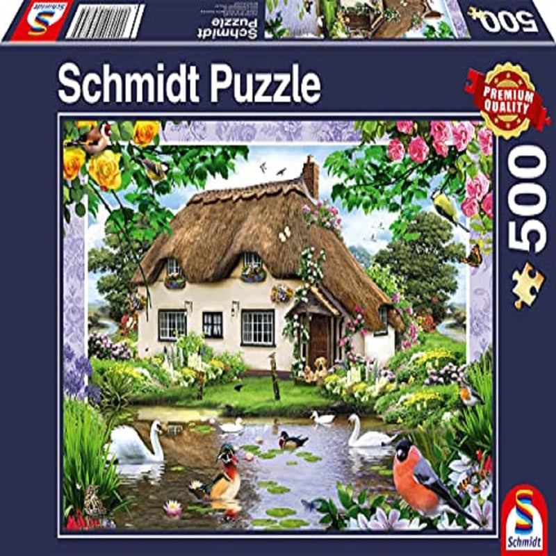 Schmidt Spiele - Puzzle - Pz500 - Maison De Campagne Romantique - Limolin 