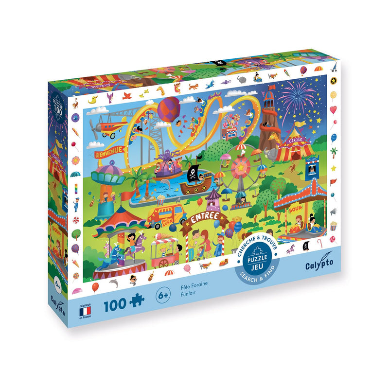 Sentosphere - Puzzles 100 pieces XXL 610X420mm 'Search & Found' Carnival - Limolin 