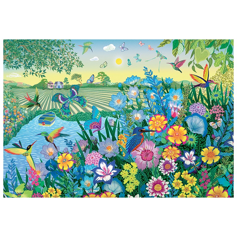 Sentosphere - Puzzles 200 pieces 480X330mm Spring - Limolin 