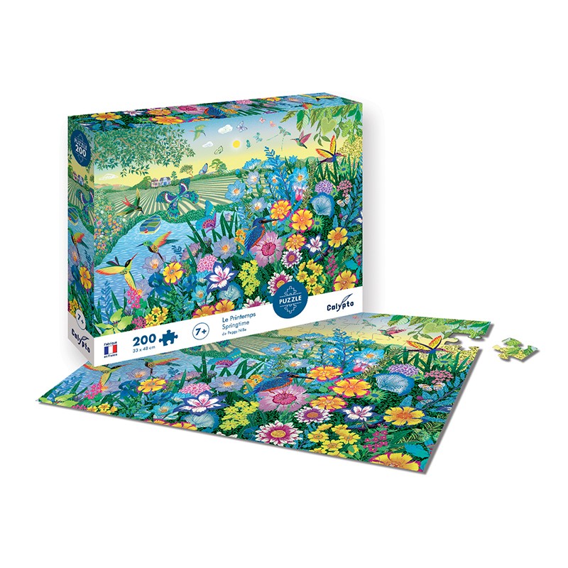 Sentosphere - Puzzles 200 pieces 480X330mm Spring - Limolin 