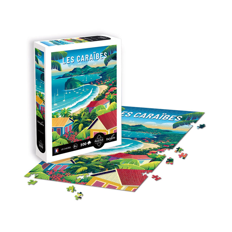 Sentosphere - Puzzles 500 pieces 480X330mm The Caribbean - Limolin 