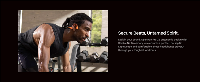 Shokz - OpenRun Pro 2 Mini - Orange - Bluetooth Headset- S821-MN-OR-CA-326 - Limolin 