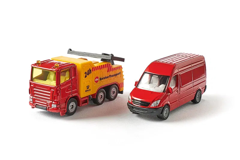 Siku - BREAKDOWN TRUCK WITH VAN - Limolin 