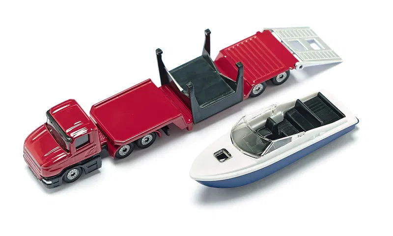 Siku - LOW LOADER WITH BOAT - Limolin 