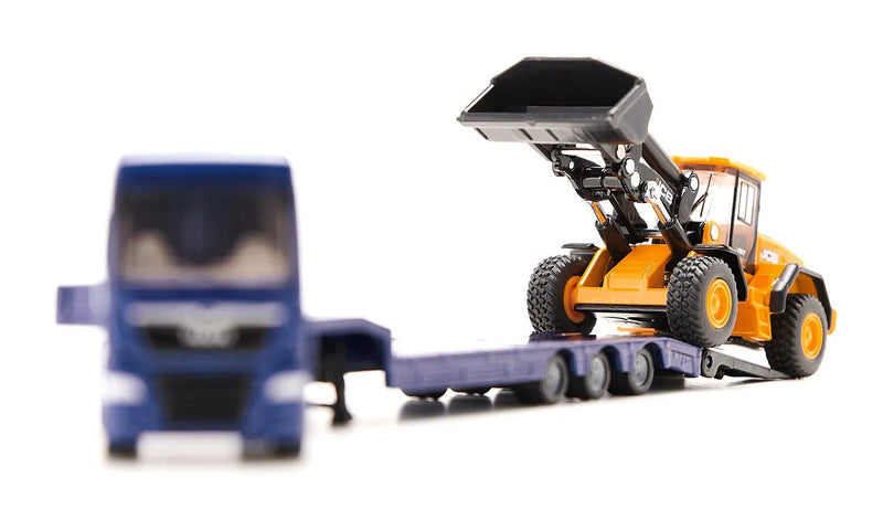 Siku - MAN TRUCK WITH LOW LOADER AND JCB WHEEL LOADER (1:87) - Limolin 
