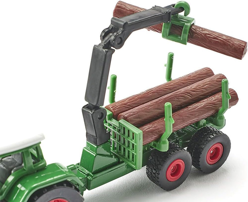 Siku - Tractor With Forestry Trailer - Limolin 