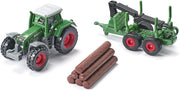 Siku - Tractor With Forestry Trailer - Limolin 