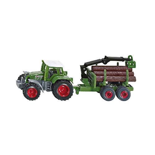 Siku - Tractor With Forestry Trailer - Limolin 