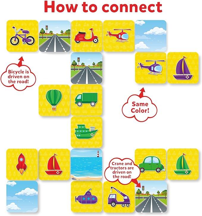 Skillmatics - Connectors - Cars, Boats, Planes & More - Limolin 