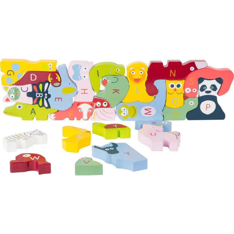 Small Foot - Wooden Animal Abc Educational Puzzle - Limolin 