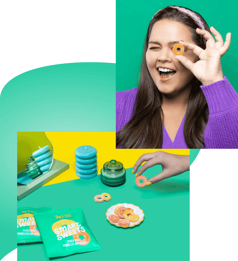Smart Sweets - SmartSweets Peach Rings 50g - Limolin 