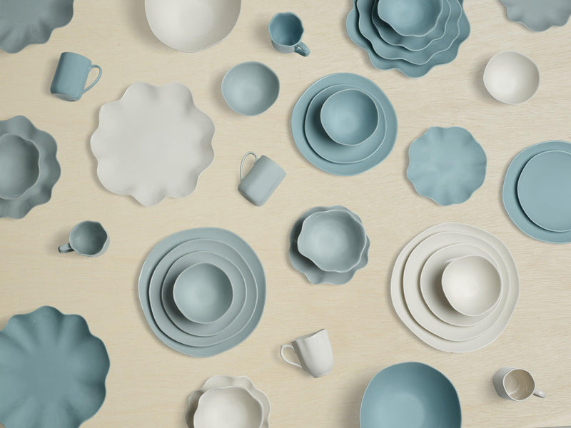 Sophie Conran - Floret - 12 Piece Set - Dove Grey - Limolin 