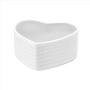 Sophie Conran - HEART RAMEKINS 4" WHITE (Set of 2) - Limolin 