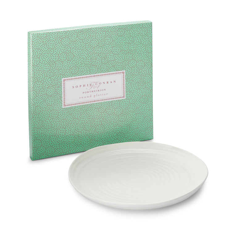 Sophie Conran - White - Round Platter | 12 in - Limolin 