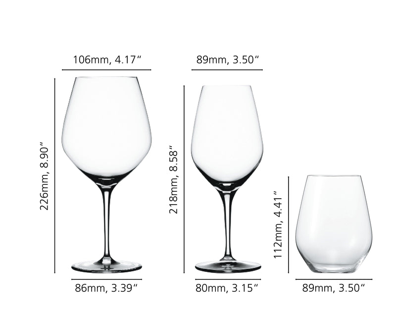 Spiegelau - AUTHENTIS - Stemware/Tumbler Set (Set of 12) - Limolin 