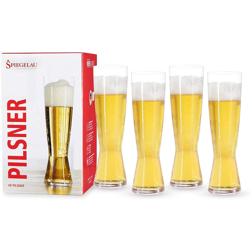 Spiegelau - BEER CLASSICS - Tall Pilsner (Set of 4) | 14 oz - Limolin 