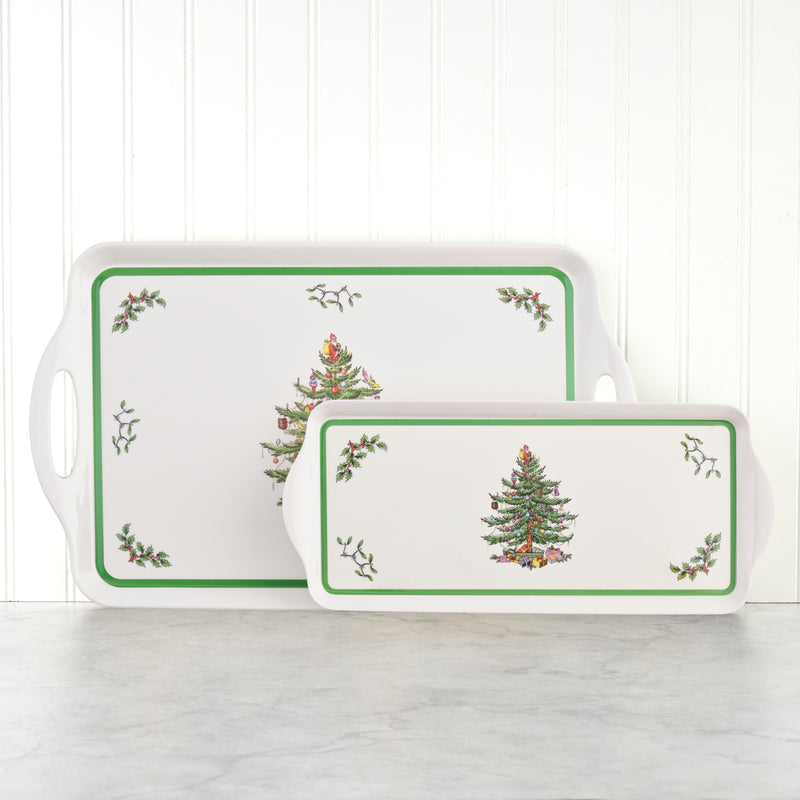 Spode - Christmas Tree - Melamine Sandwich Tray - Limolin 