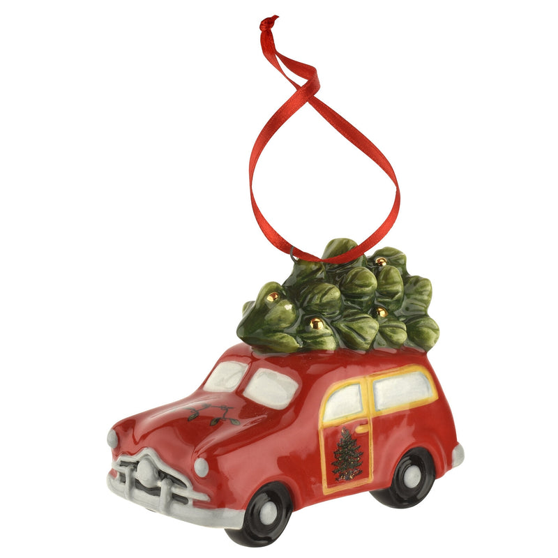 Spode - Christmas Tree - Station Wagon Ornament | 3 inch - Limolin 