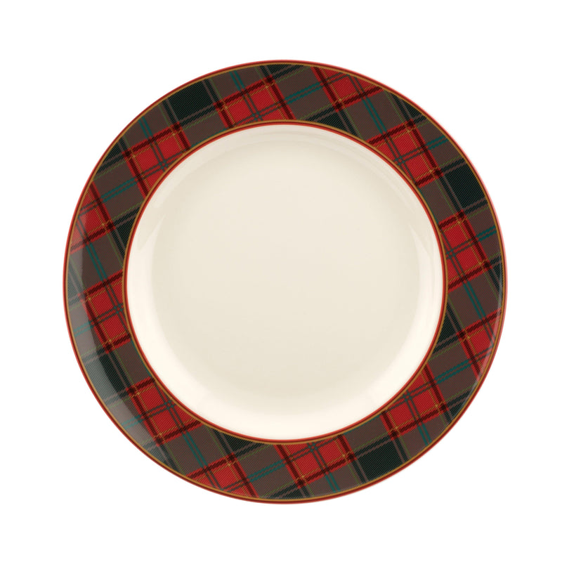 Spode - Christmas Tree - Tartan 105 inch Dinner Plate - Limolin 