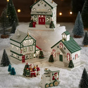 Spode - Christmas Tree - Village Train Engine | 3.75 inch - Limolin 