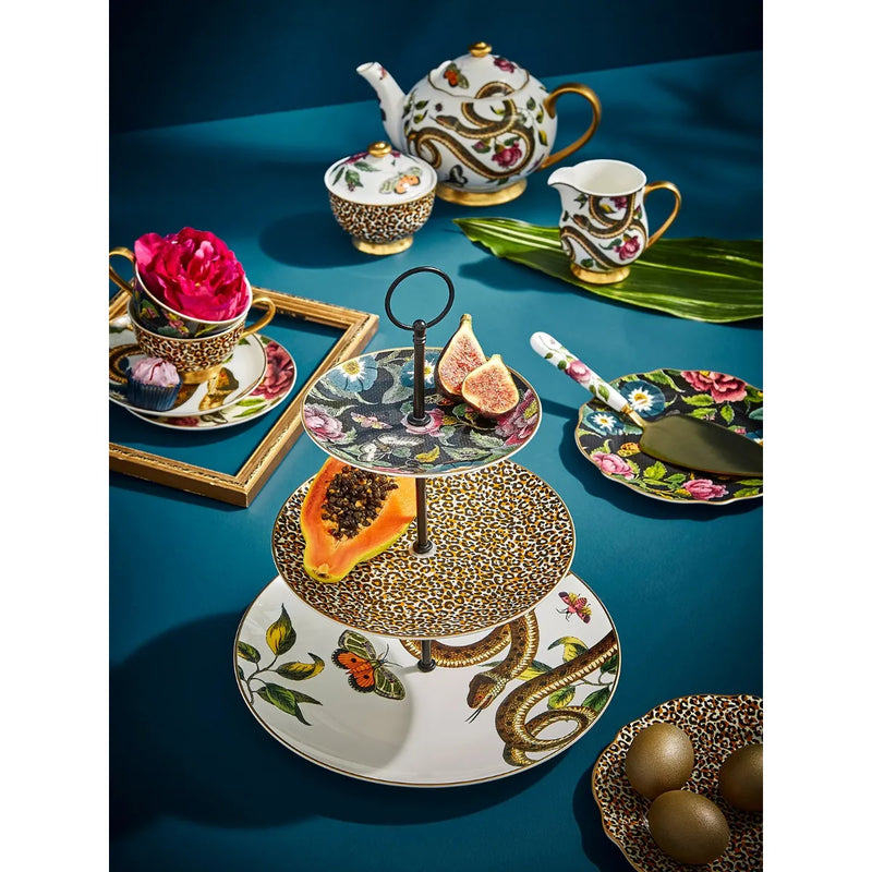 Spode - Creatures of Curiosity - 3-Tier Cake Stand (6-8-10.5 inches) - Limolin 