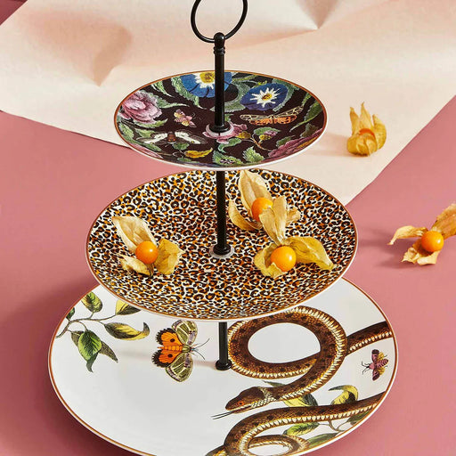 Spode - Creatures of Curiosity - 3-Tier Cake Stand (6-8-10.5 inches) - Limolin 