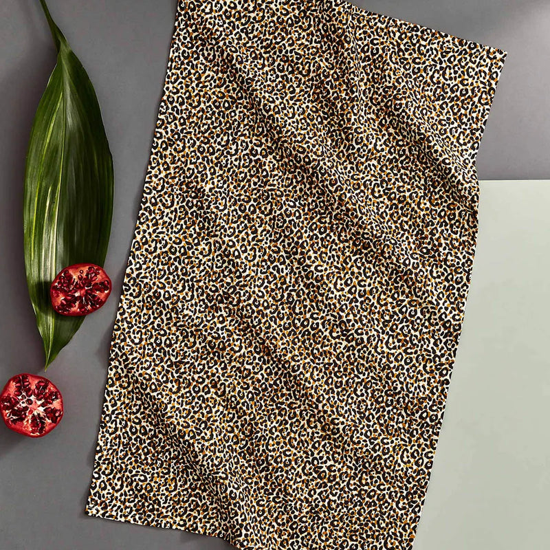 Spode - Creatures of Curiosity - Tea Towel Leopard | 18x29 inch - Limolin 