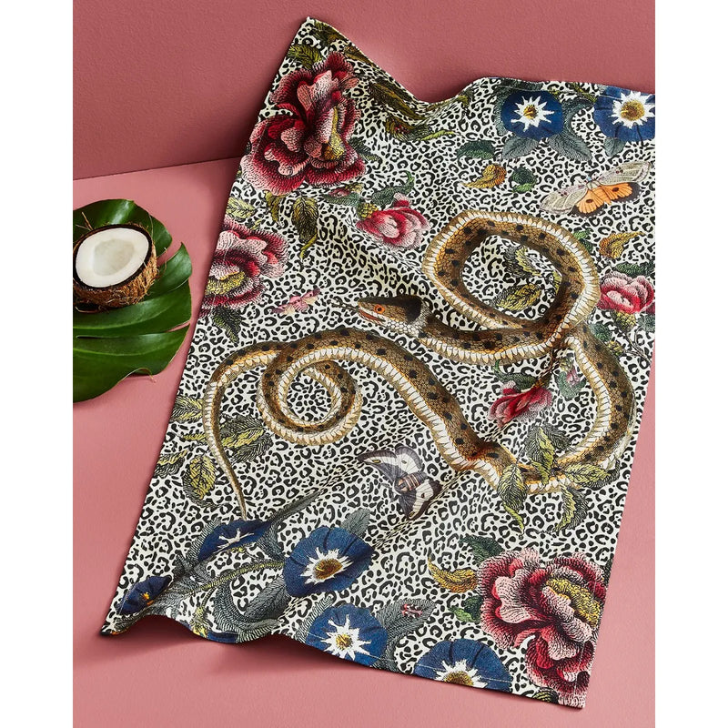 Spode - Creatures of Curiosity - Tea Towel Snake | 18x29 inch - Limolin 