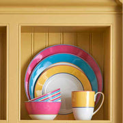 Spode - Kit Kemp Calypso Serving Bowl - Pink | 10 inch - Limolin 