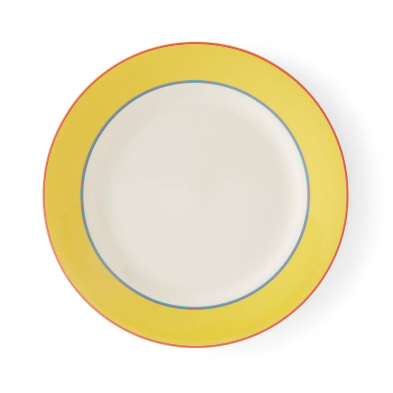 Spode - Kit Kemp Calypso Yellow Dinner Plate - Limolin 