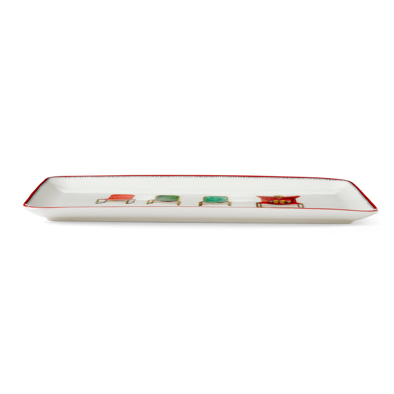 Spode - Kit Kemp Doodles Sandwich Platter | 12 inch - Limolin 