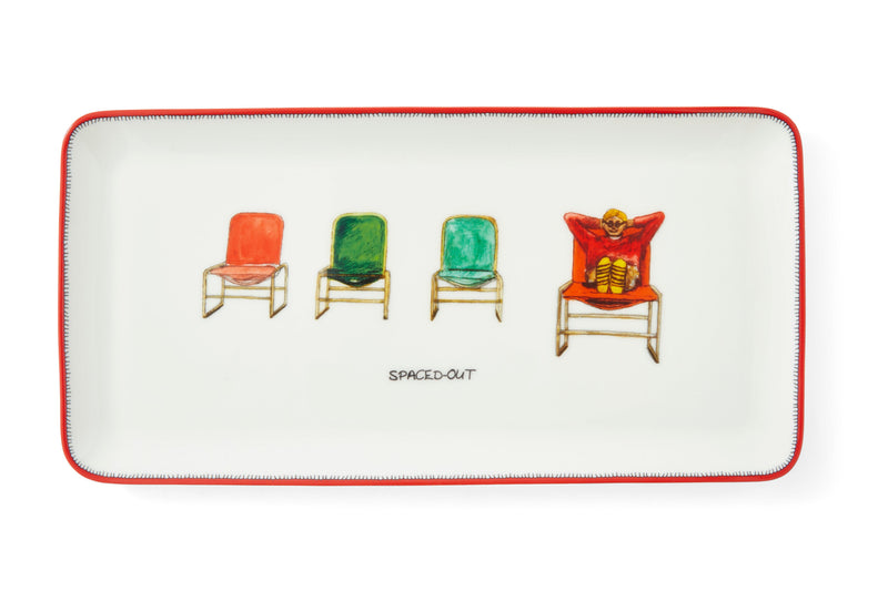 Spode - Kit Kemp Doodles Sandwich Platter | 12 inch - Limolin 