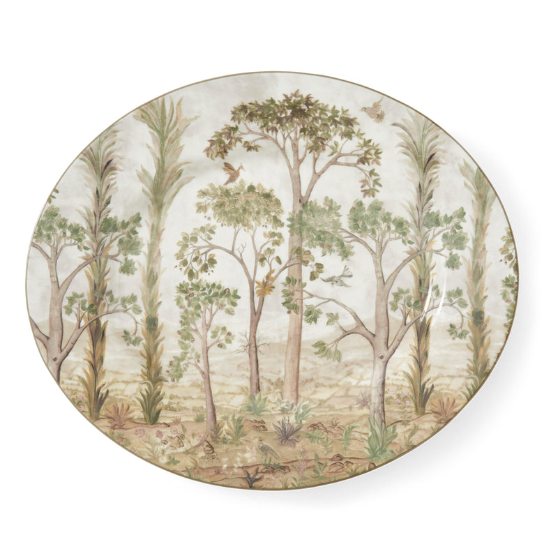 Spode - Kit Kemp Tall Trees Oval Platter | 14 inch - Limolin 