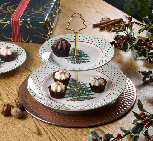 Spode - Polka Dot Tiered Server | 10 inch - Limolin 