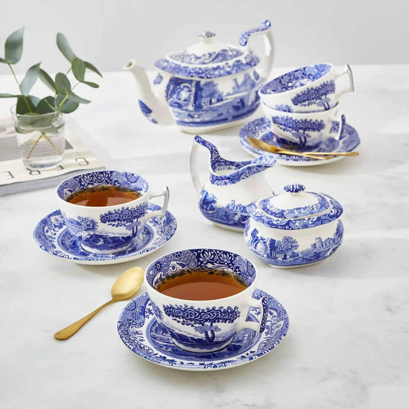 Spode - Spare Part Teacup Only Blue Italian | 7 inch - Limolin 