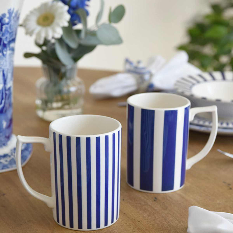 Spode - Steccato Bold Stripe Mug | 12 Oz - Limolin 