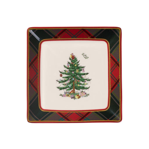 Spode - Tartan Tidbit Plates (Set of 4)| 5 inch - Limolin 